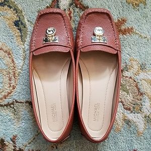Michael Kors brown loafers size 6